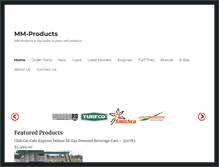 Tablet Screenshot of mm-products.com